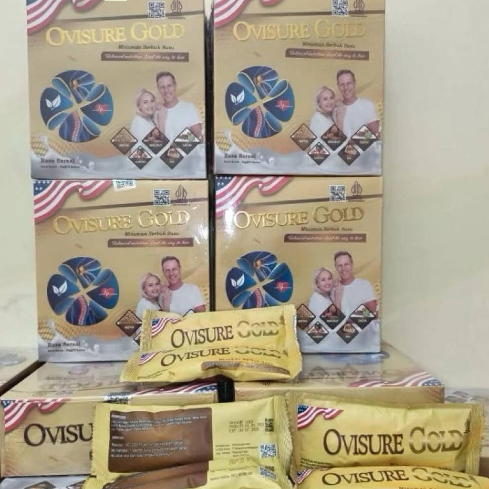 OVISURE GOLD SUSU PREMIUM USA ORIGINAL OFFICIAL STORE SUSU UNTUK HIPERTENSI JANTUNG TULANG SENDI