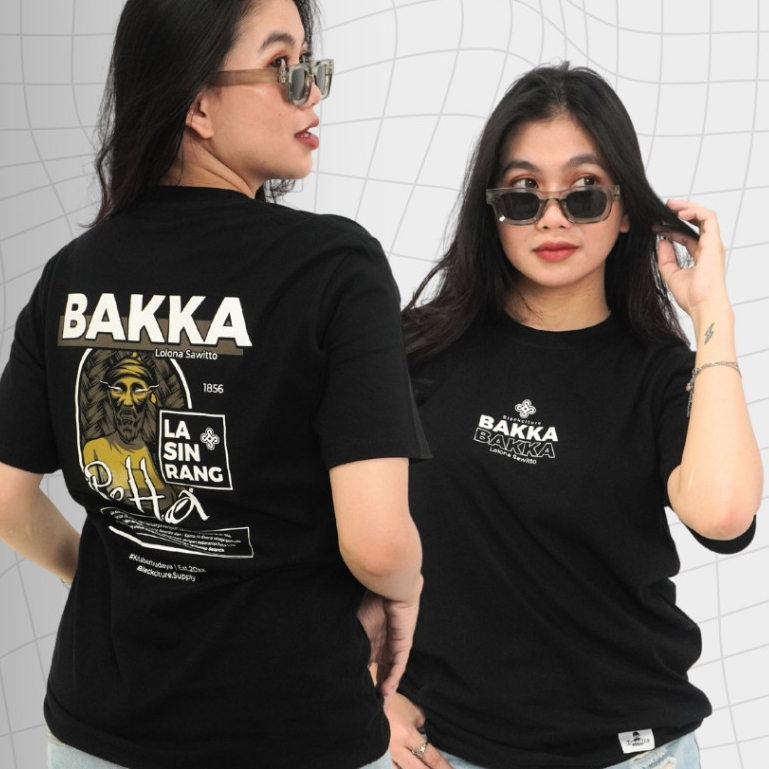 Kaos Budaya Edisi Bakka Lasinrang | Kaos Makassar | Baju Bugis | Cotton Combed 30s