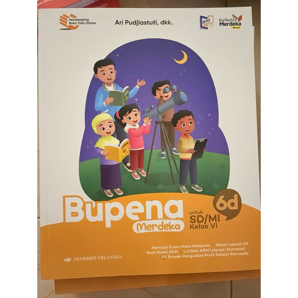 BUPENA MERDEKA REVISI KURIKULUM MERDEKA KELAS 6 PENERBIT ERLANGGA
