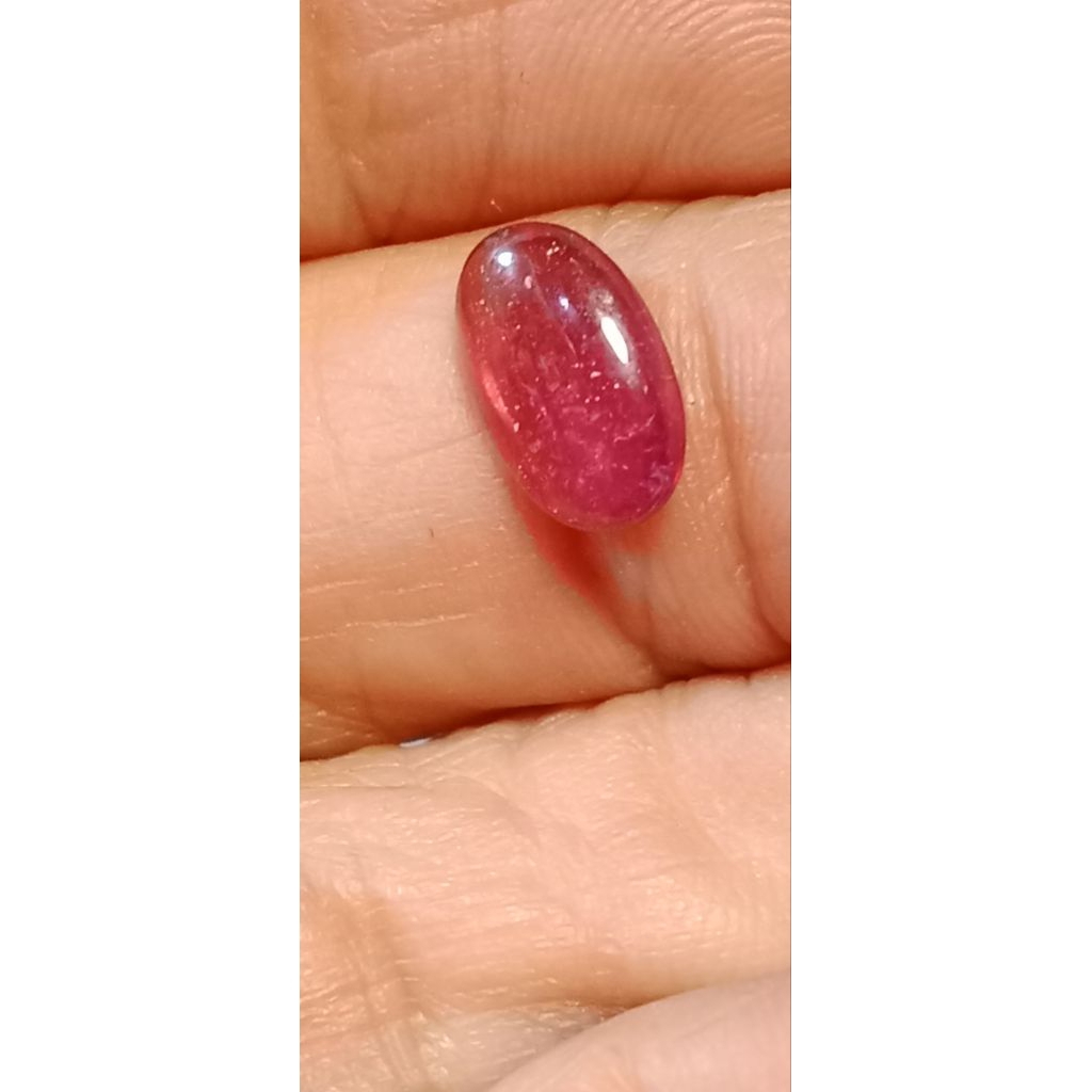 permata natural ruby original Tanzania kode 419