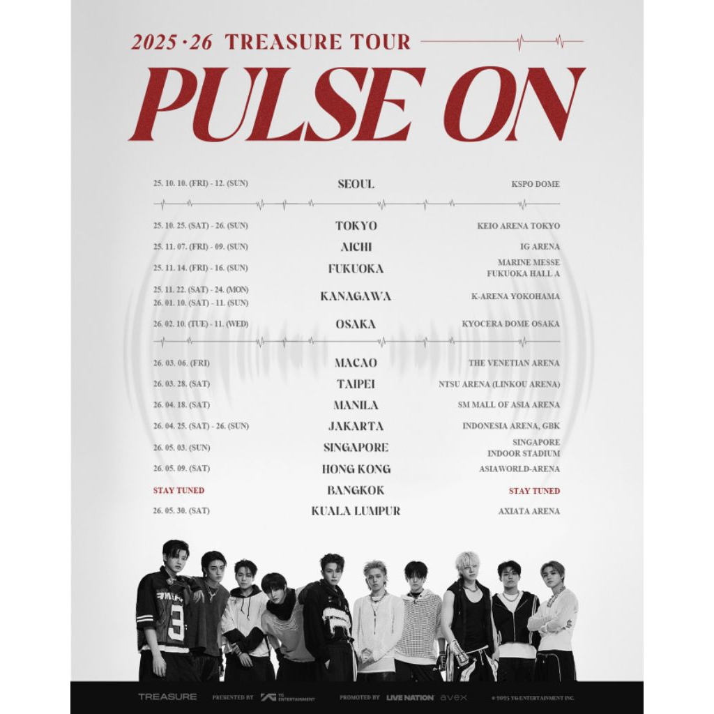 Open Jastip Tiket Konser TREASURE PULSE ON