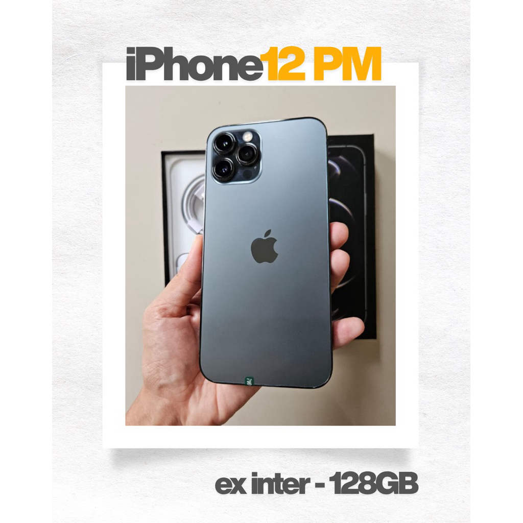 iPhone 12 Pro Max 128GB - ex Inter Original Apple Fullset