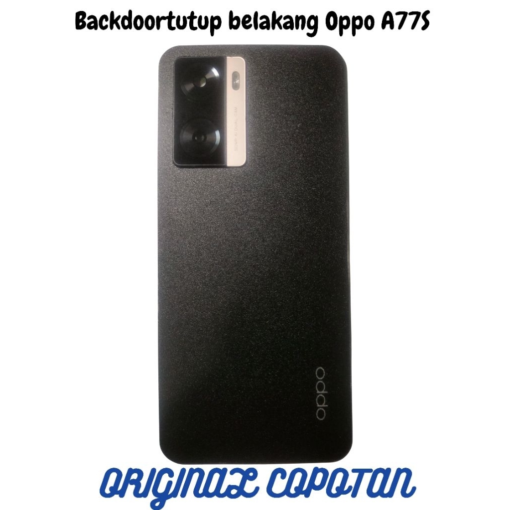 backdoor tutup lensa kamera belakang Oppo a77s original copotan