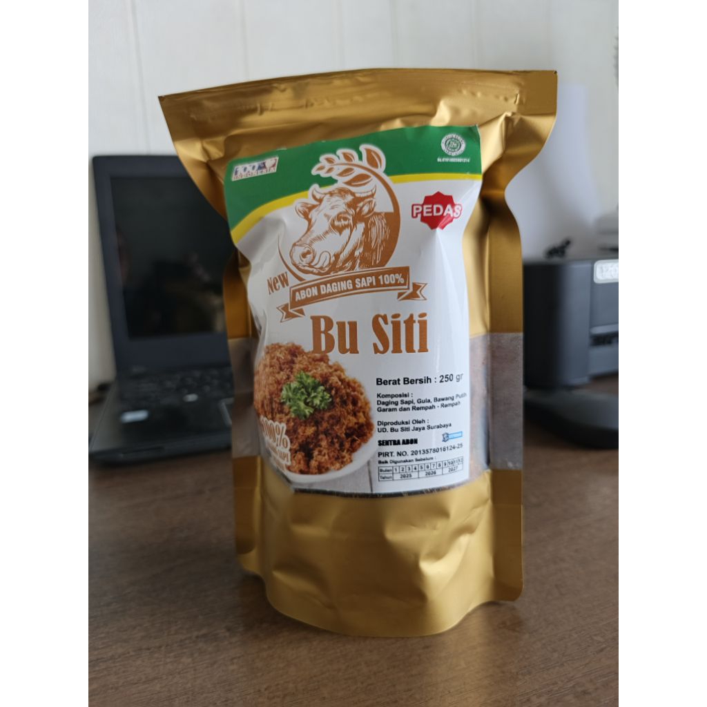 Abon Daging Sapi Asli bu Siti 250gr