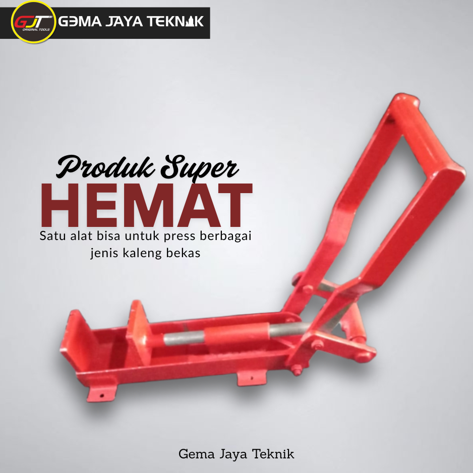 Store_Nolimit Alat Press Kaleng Bekas Manual Baja Kokoh Pemipih Kaleng Minuman Cat Oli Ramah