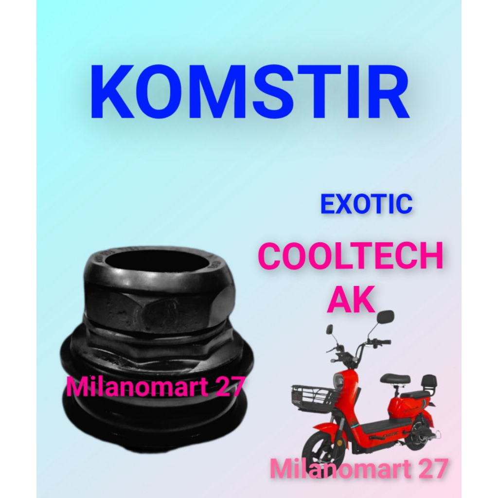 komstir exotic cooltech AK kones headset sepeda listrik exotic cooltech ak