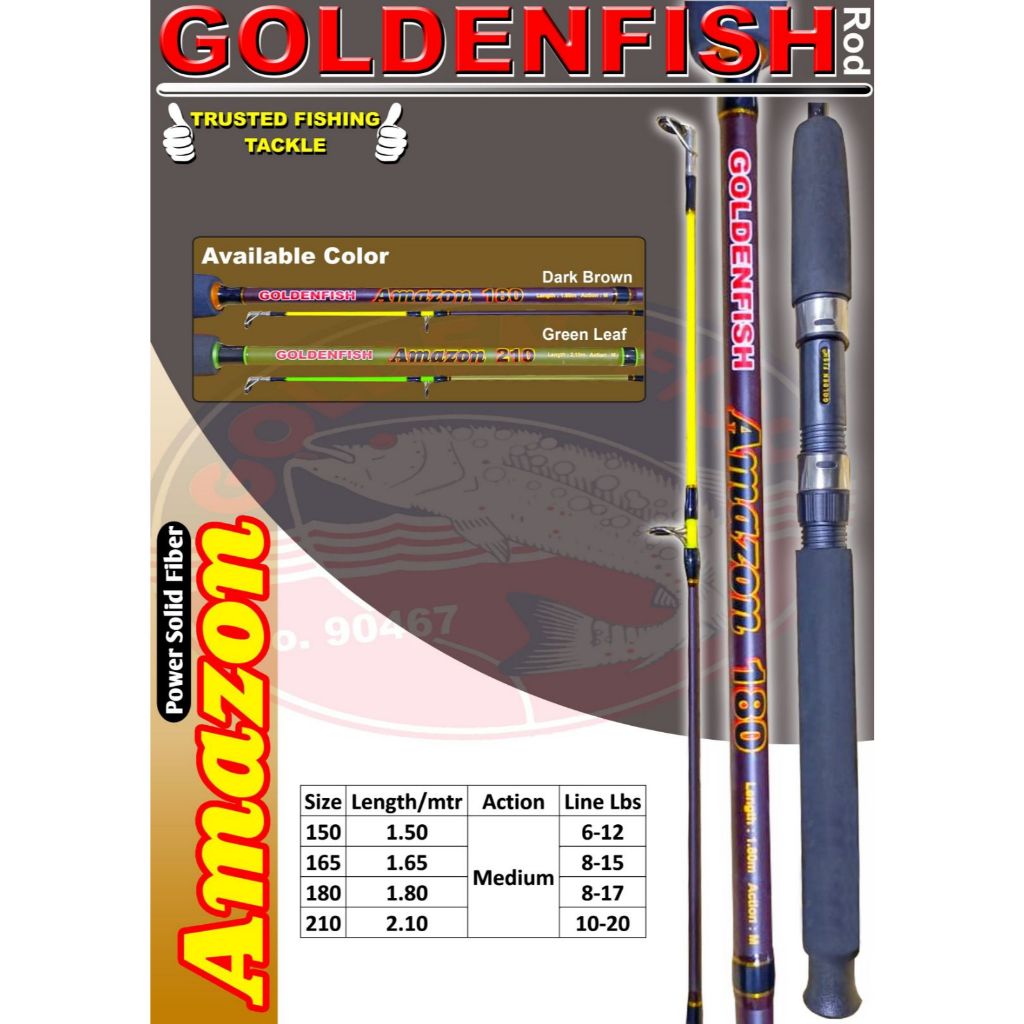 Joran Golden Fish Amazon | Joran Spinning Fiber Solid