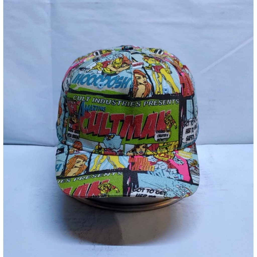 Topi Vintage CULTMAN AoP A-Frame Official Cult Industries Australia Authentic Ori 2nd (fitted 57-58)