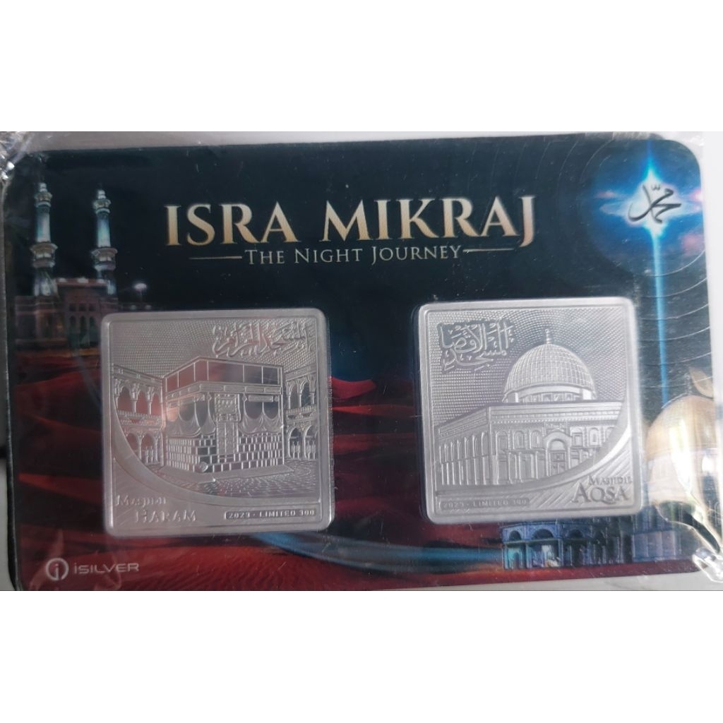 Perak I Silver Isra Miraj 2 oz tahun 2023 Limited / logam mulia perak
