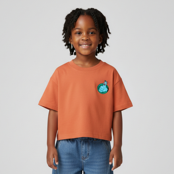 Kaos Anak Market Monkey Oversize Boxy Cotton Combed 24s