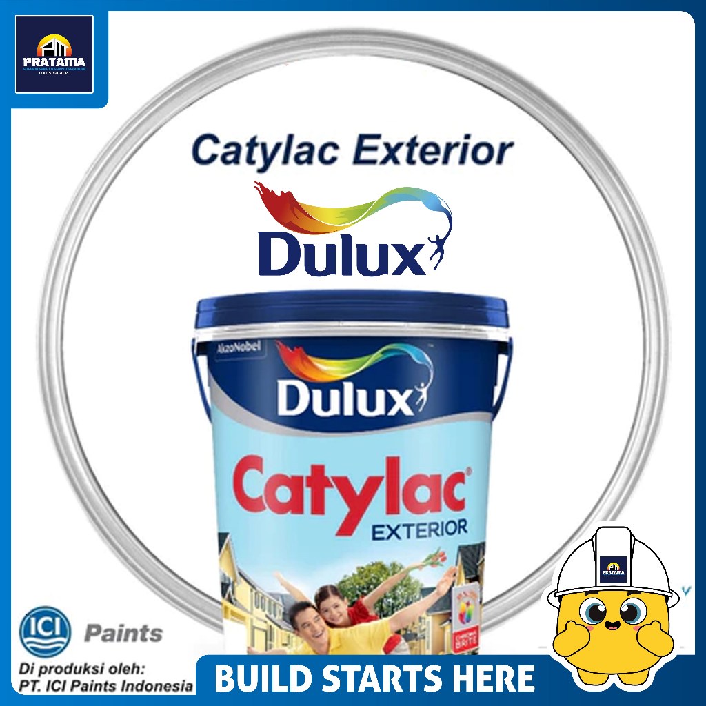 DULUX - CAT DULUX CATYLAC EXTERIOR 25 KG WHITE BASE A
