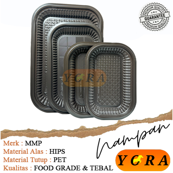 [1 PACK] Mika Tray Nampan Plastik Kue Snack Catering / Nampan Mini Sedang Besar Kecil / Nampan Plast