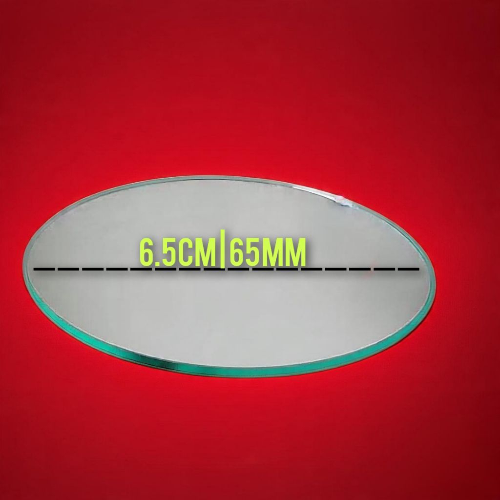 Kaca Bening Polos Diameter 6.5Cm|65MM