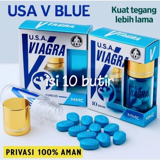 Vi4gra MMC Blue Original Asli  impor USA Tahan Lama 10 Tablet