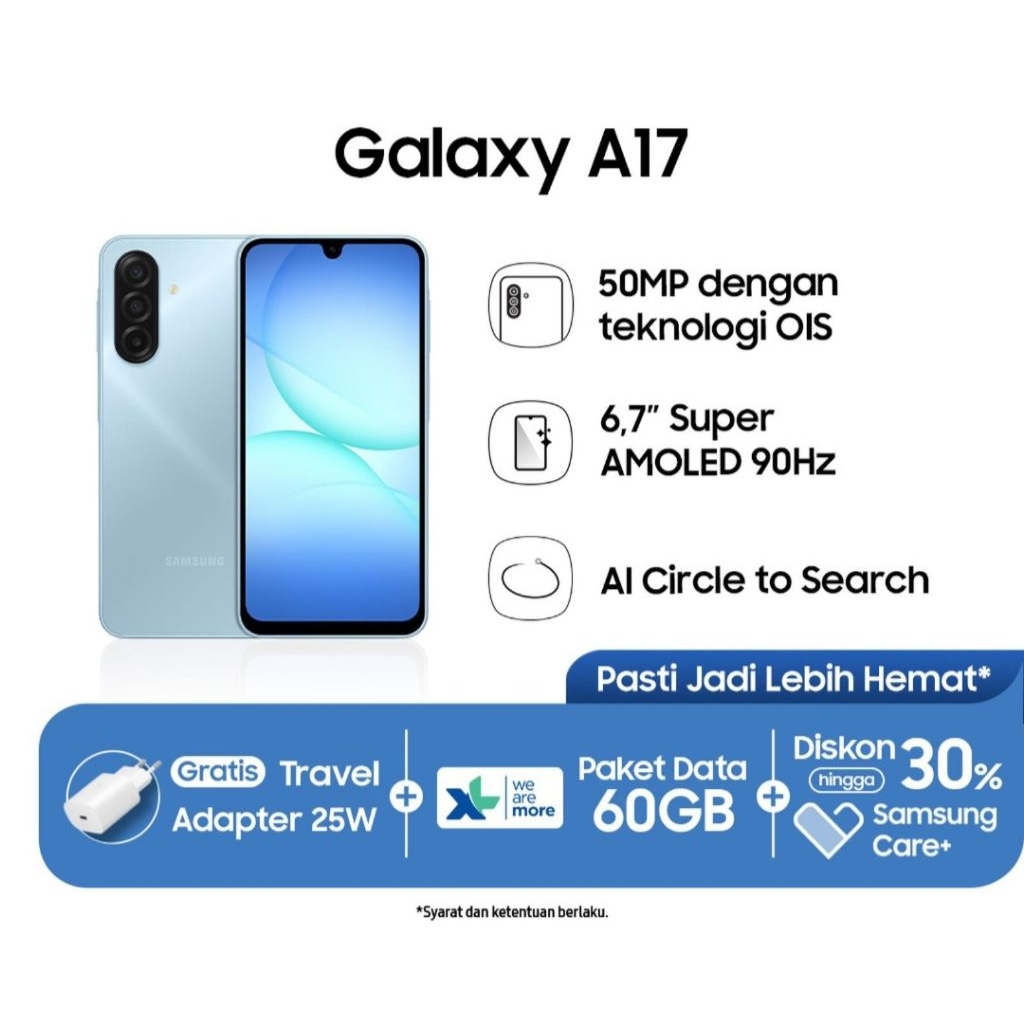 Samsung A06 A17 4G 5G ram 6/128  8/128 Garansi Resmi