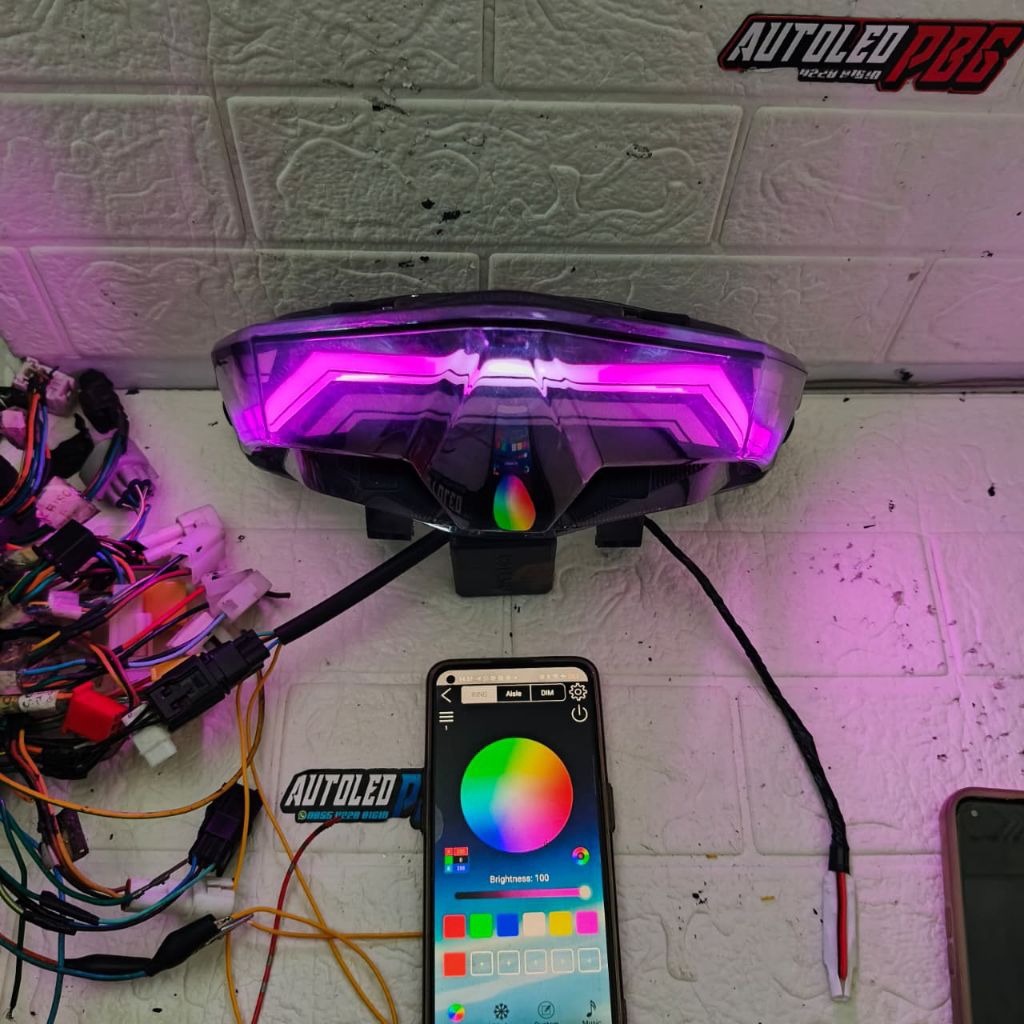 Stoplamp Vario New custom Lazy