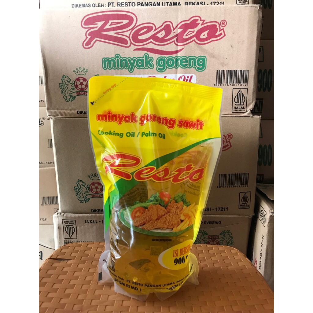 minyak goreng resto 900ml / minyak goreng premium / minyak resto