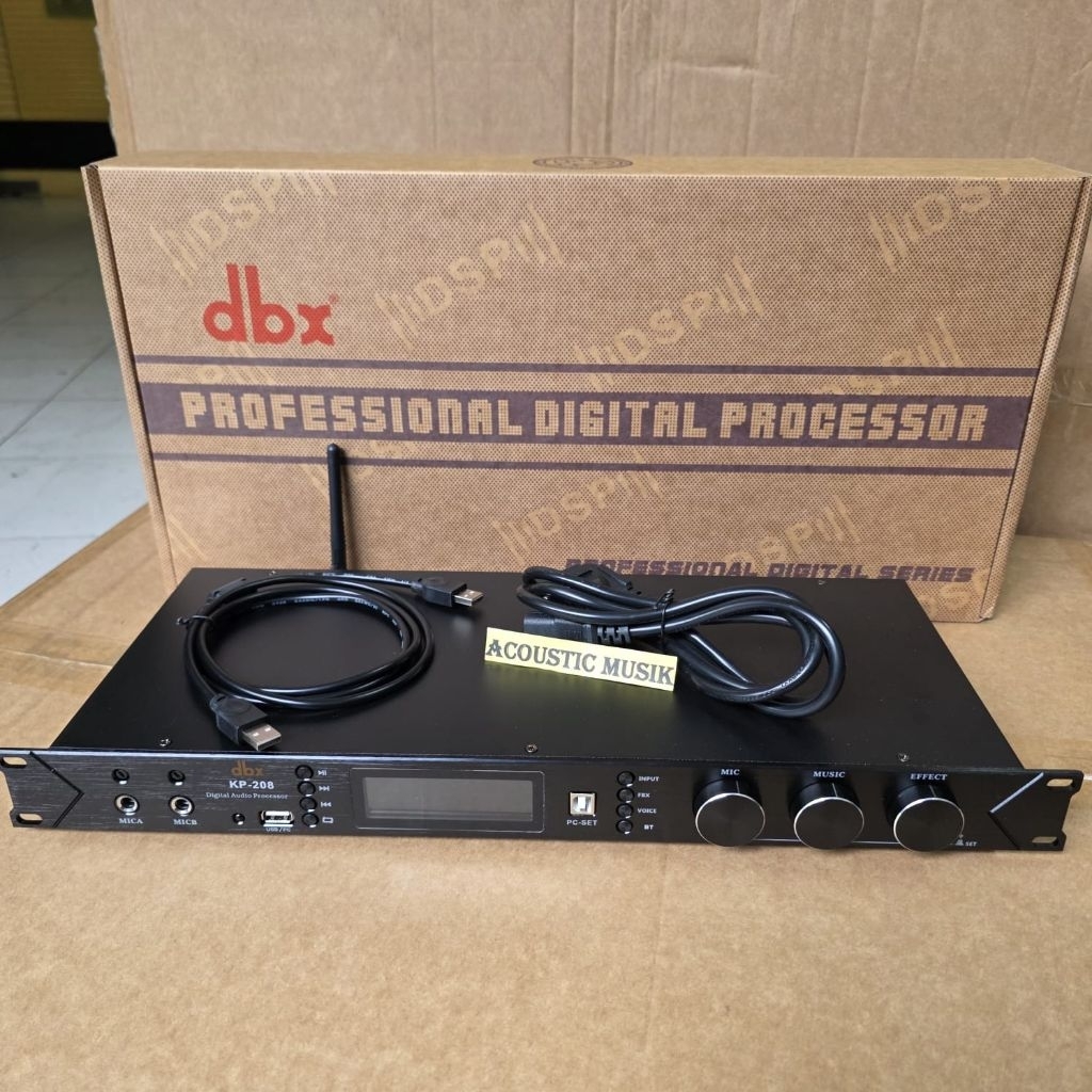 PROSSESOR KARAOKE DBX KP208 PROFESIONAL DIGITAL PROCESSOR DBX KP 208 BLUETOOTH