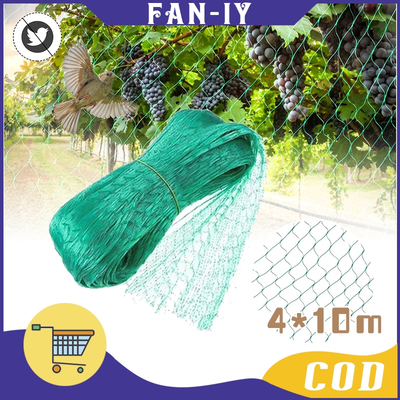 4x10 Meter Jaring Burung Ukuran Jaring Burung Emprit Jaring Padi Sawah Jaring Tanaman Tahan Lama
