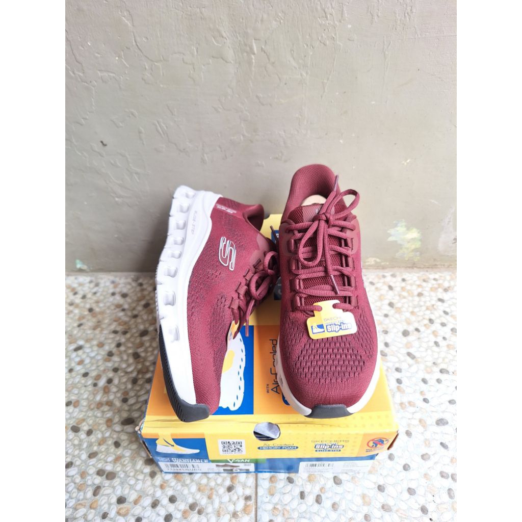 Sepatu Skechers Glide-Step Pro-Elron Burgundy