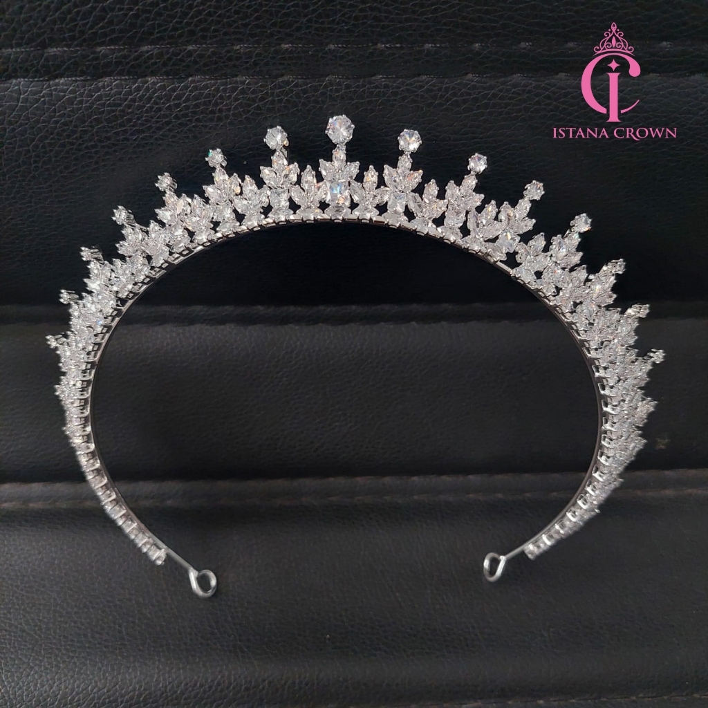 Jihan zircon crown  - Mahkota Pengantin zircon Viral - Aurel Crown