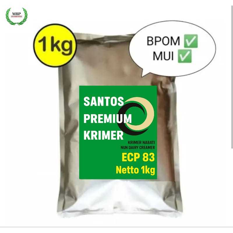 Santos Premium Krimer ECP 83 Creamer Santos 1Kg Hijau