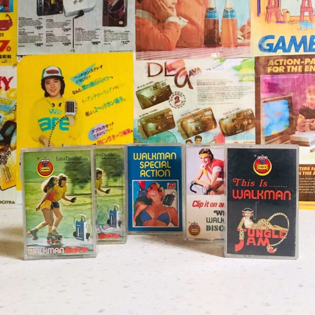 Sepaket Kaset Pita WALKMAN -Kaset Pita Original