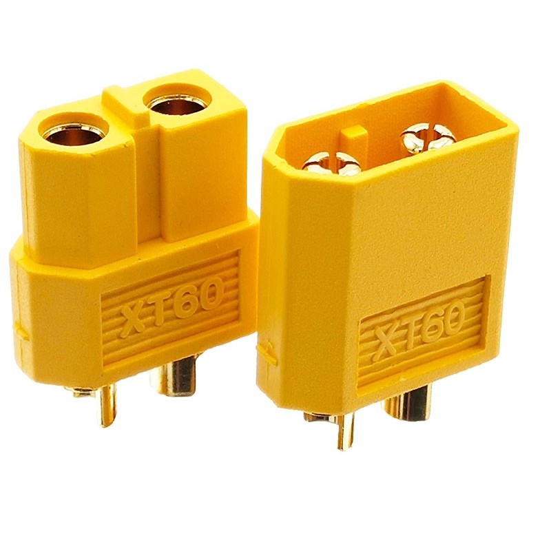 1 pasang Konektor XT60 2 Kabel 60A XT-60 Amass