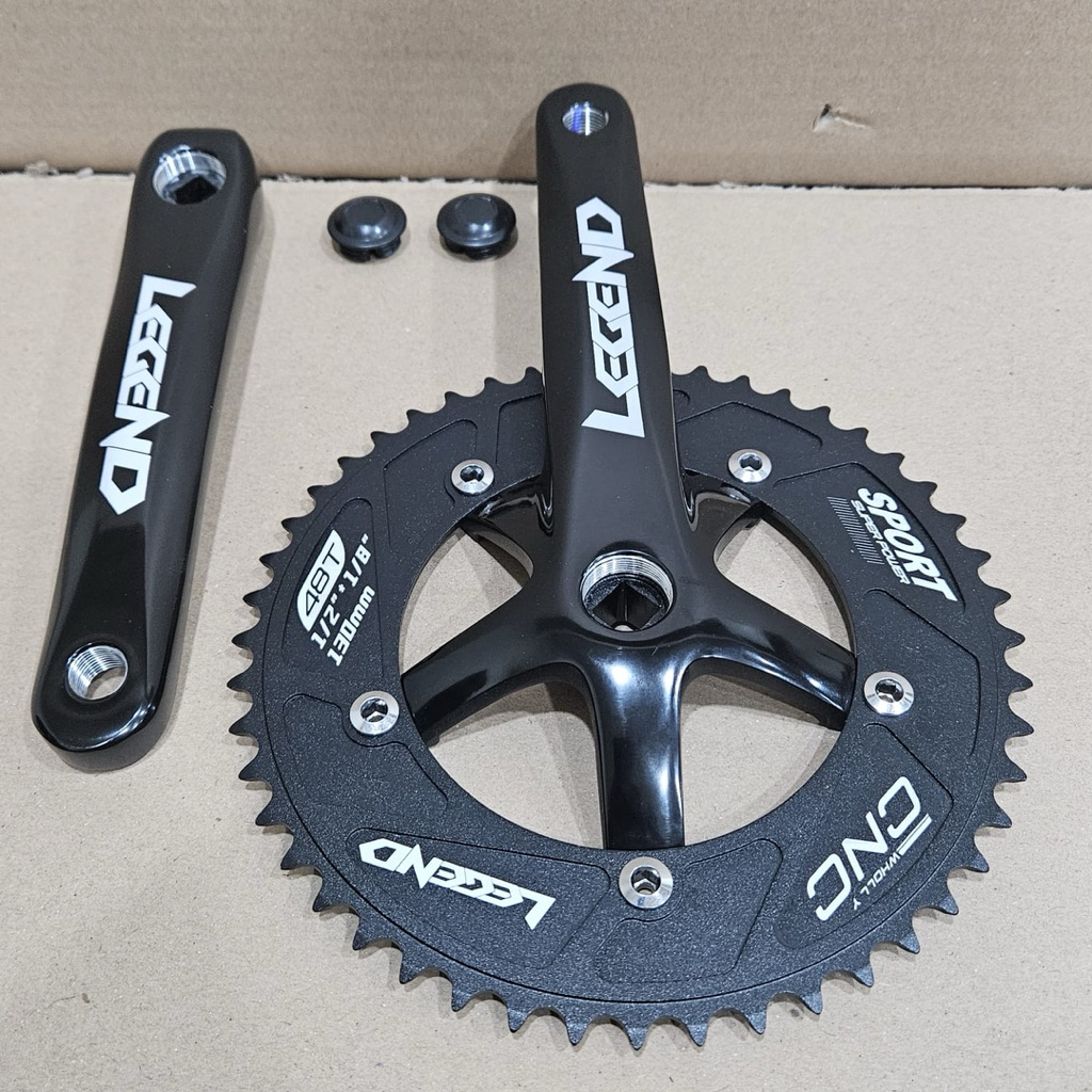 Crankset BB Kotak LEGEND BCD130 48T Untuk Fixie dan Single Speed