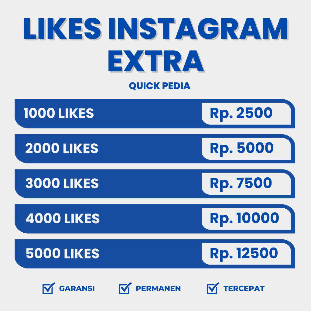 PAKET EXTRA INSTAGRAM LIKE INSTAGRAM LIKES PERMANEN PROSES CEPAT BERGARANSI