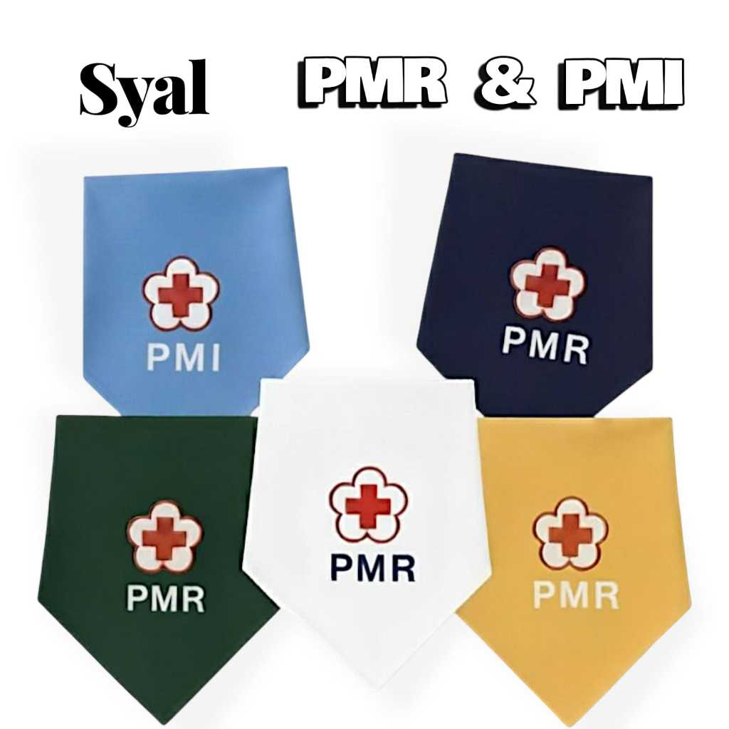 Syal Scraf Slayer PMR PMI Bordir SD SMP SMA Mula Madya Wira