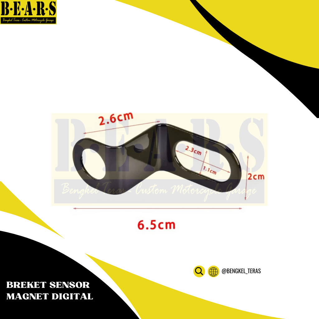 Braket sensor magnet speedometer Digital