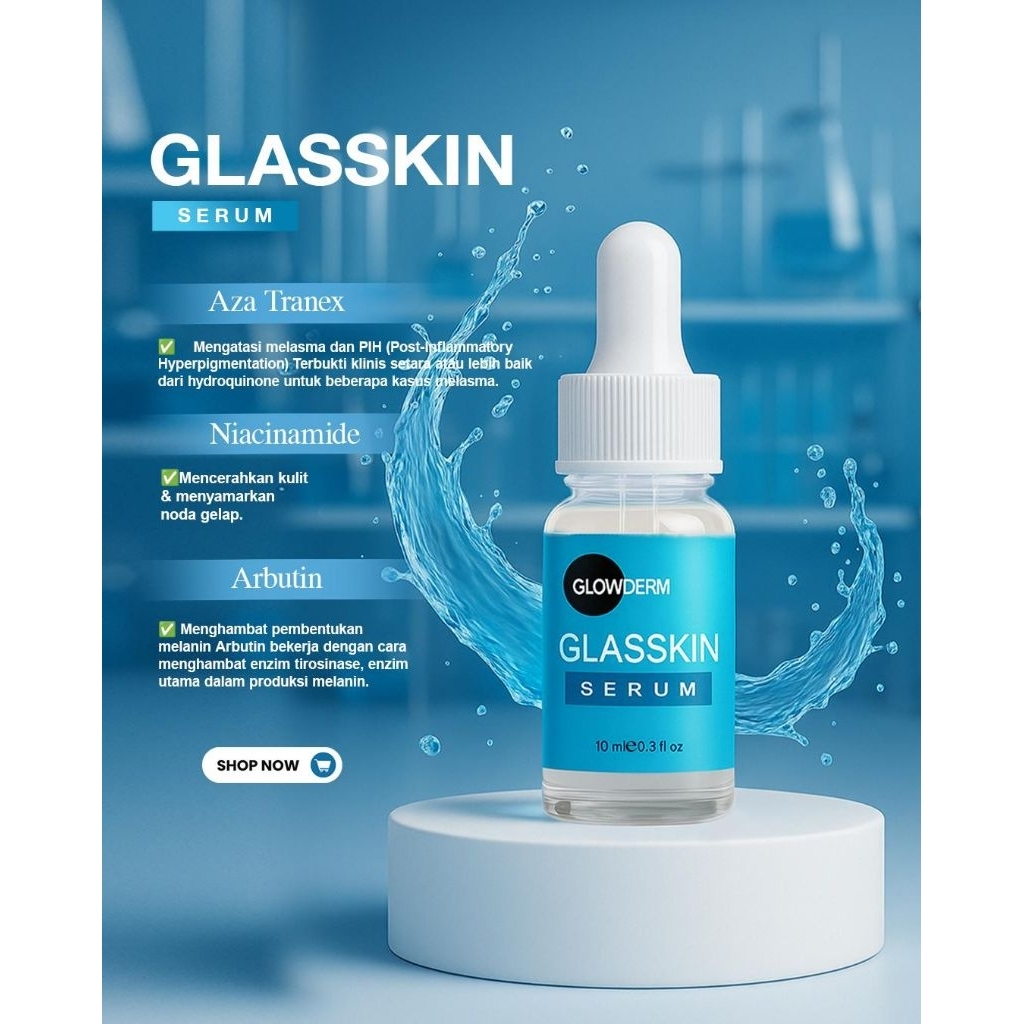Glasskin serum by glowderm
