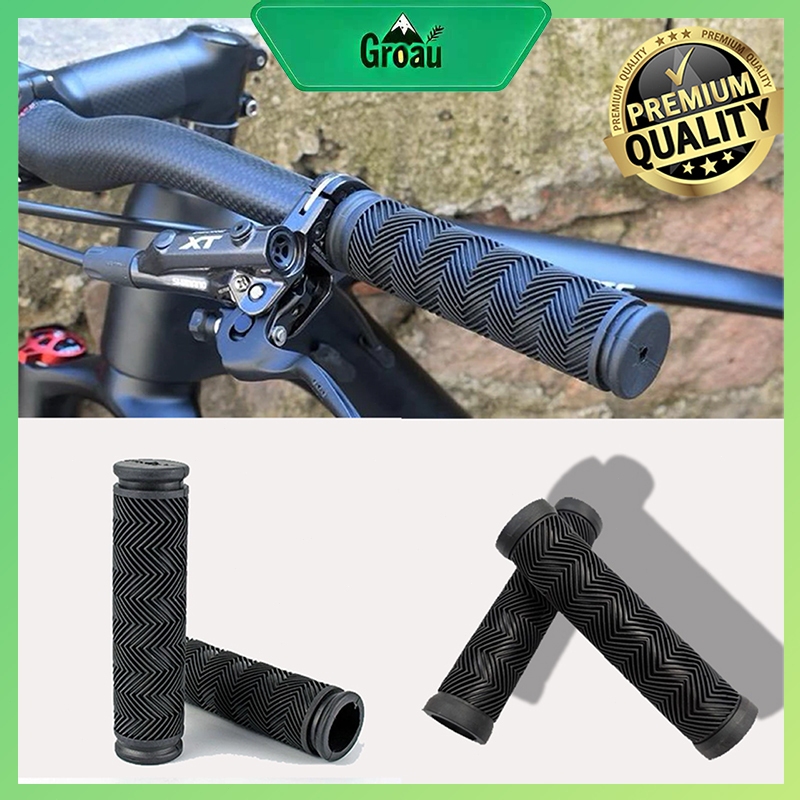 Handgrip Sarung Stang Bersepeda Gunung Anti-Selip Tahan Aus Lembut Handgrip Sepeda Aksesoris Sepeda