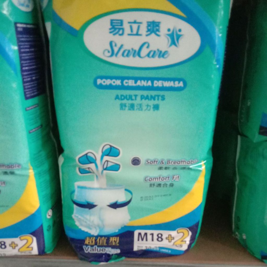 star care m 18 popok celana dewasa