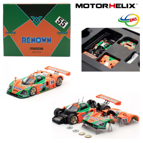 M60101 - MotorHelix 1/64 Mazda 787B Renown #55 Champion Car