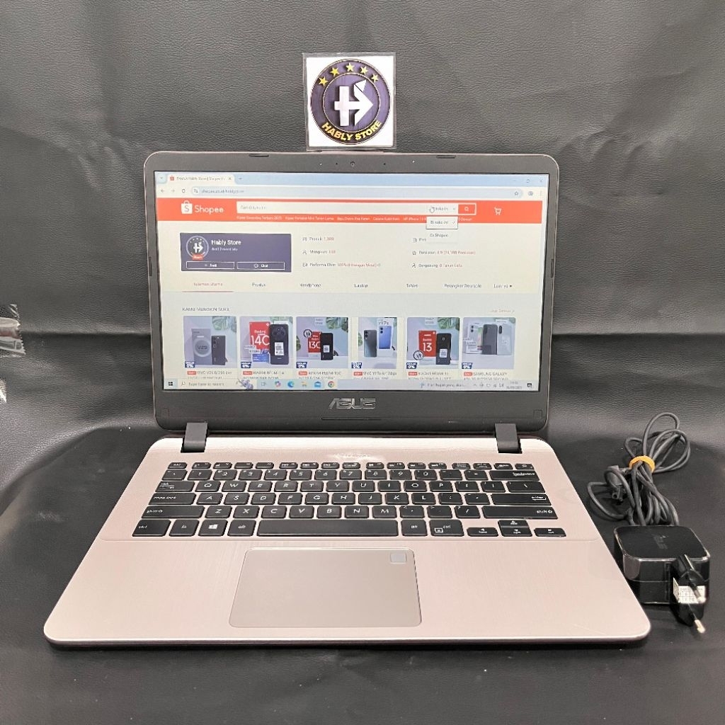 ASUS VIVOBOOK X407MA-A407MA CELERON N4000 4GB 14INCH SECOND BERGARANSI