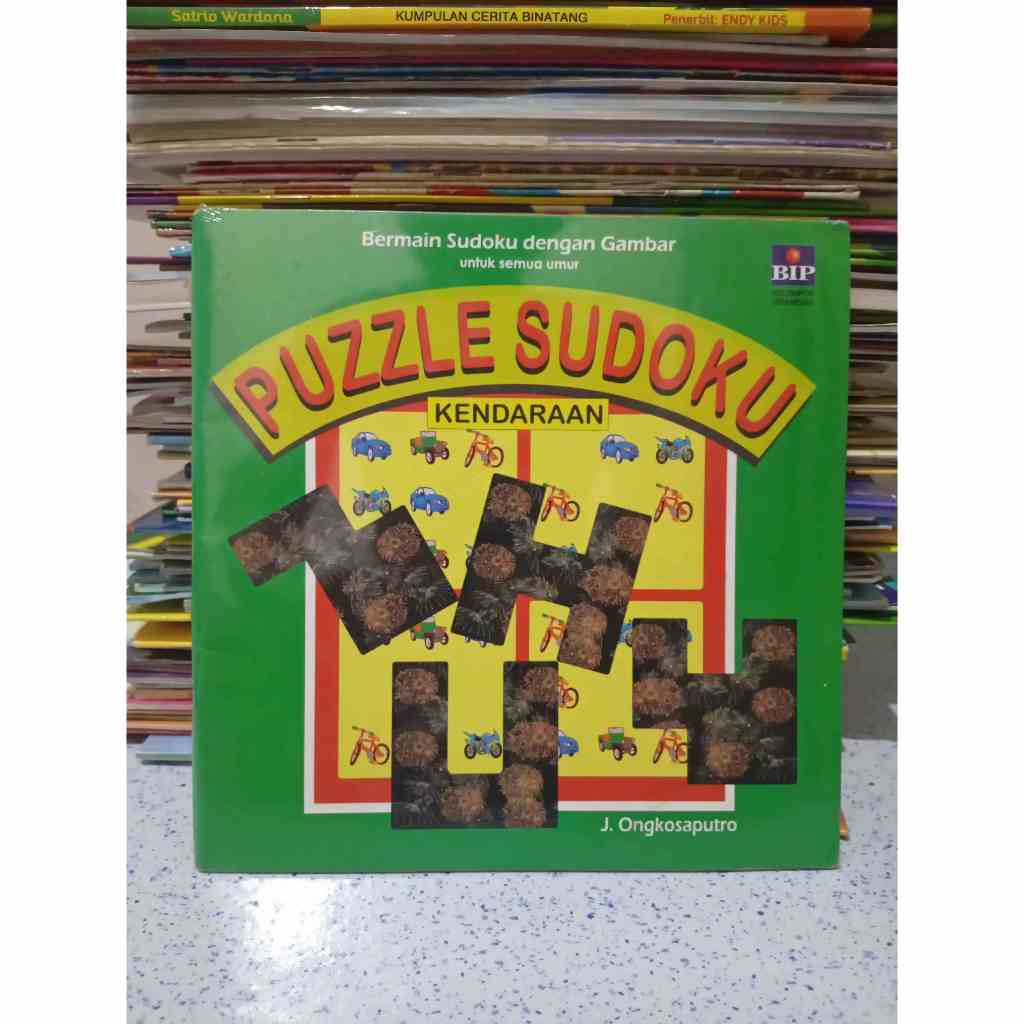 BUKU PUZZLE SUDOKU KENDARAAN