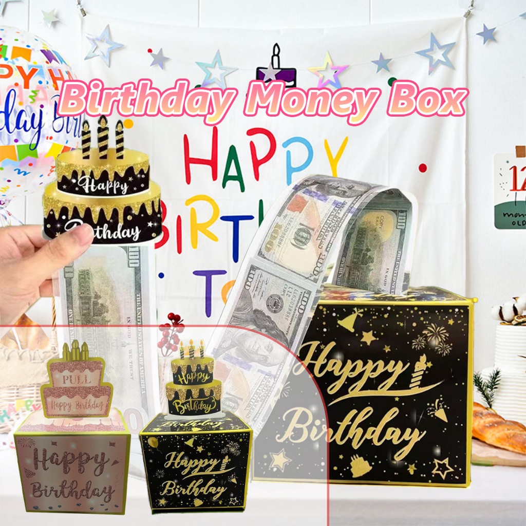 Kotak Uang Kejutan-Kotak Uang Tarik Limited Edisi Terbatas SUPRISE BOX ULANG TAHUN BOX UANG