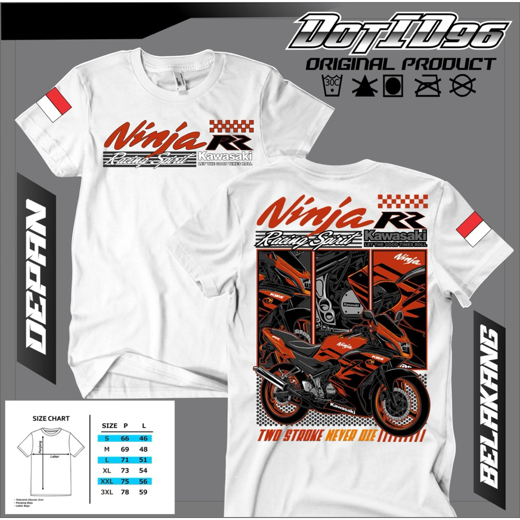 Kaos Motor Ninja RR 150 Never Die // Kaos Ninja 2 tak // Kaos Ninja RR New
