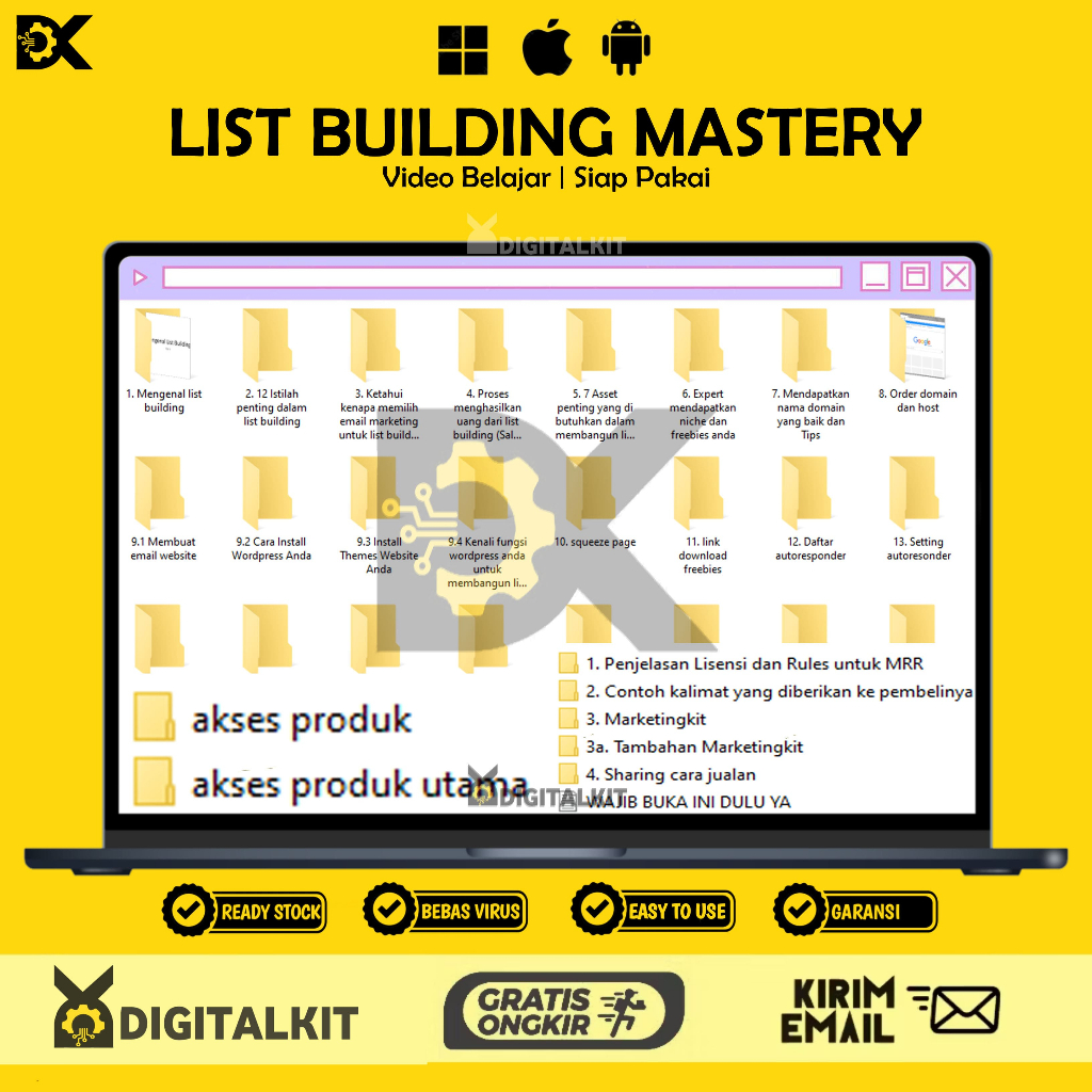 [T0427] VIDEO BELAJAR LIST BUILDING MASTERY
