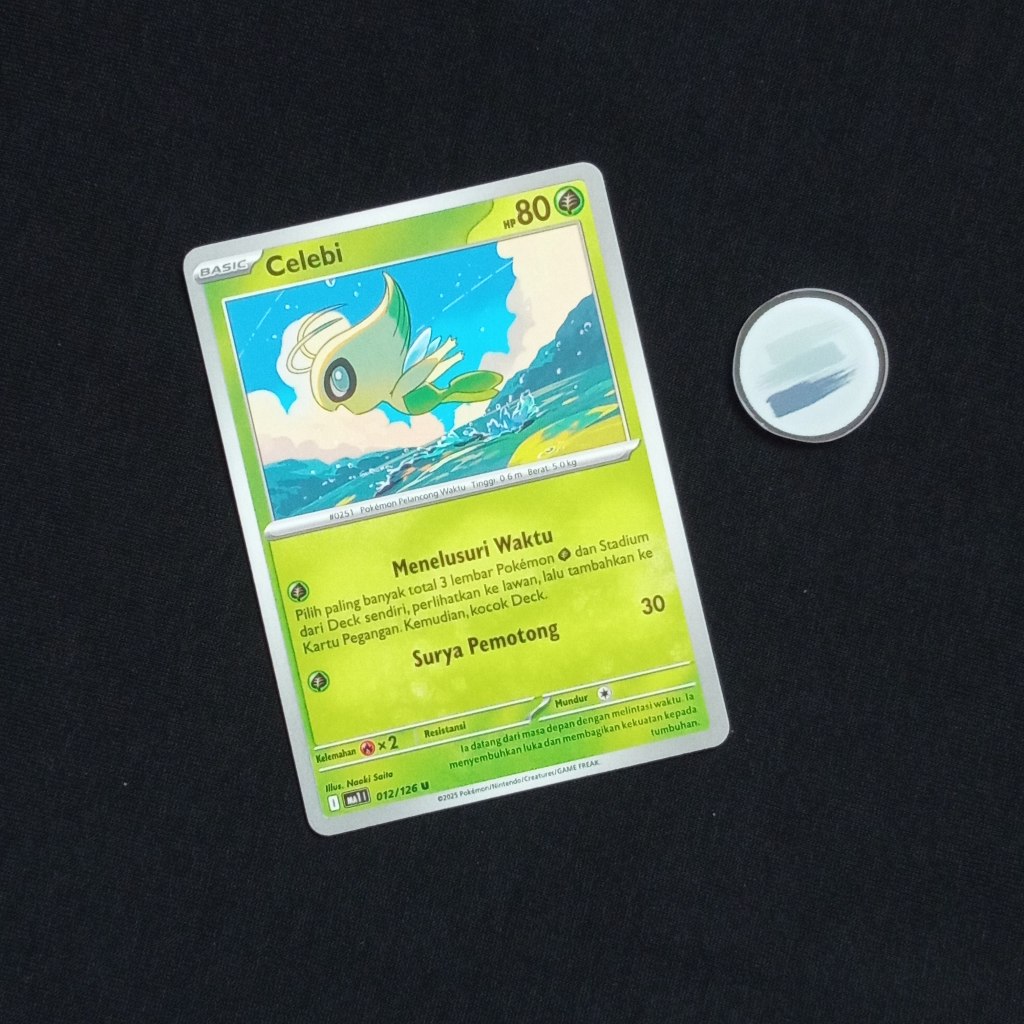Celebi U ma1 Evolusi Mega Pokemon TCG Indonesia