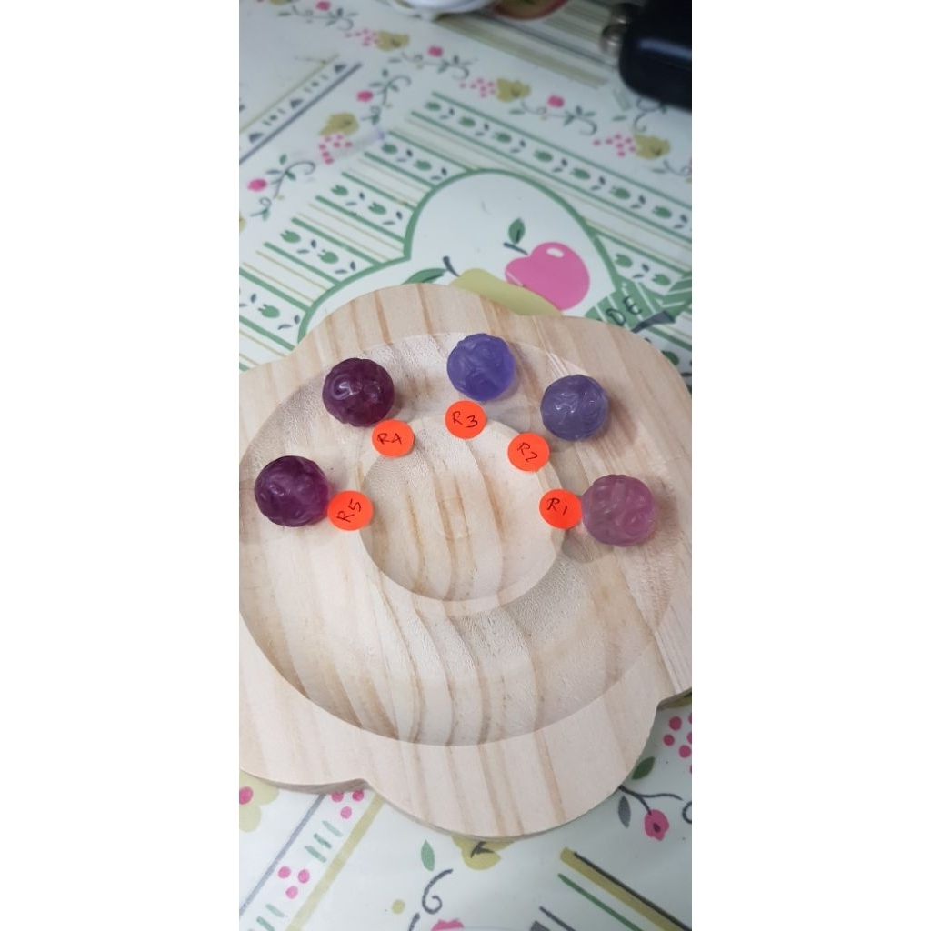 Specer Fluorite Ruyi batu alami