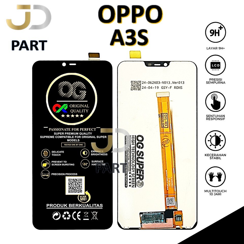 LCD TOUCHSCREEN OPPO A3S ORIGINAL 100% FULLSET COMPLETE
