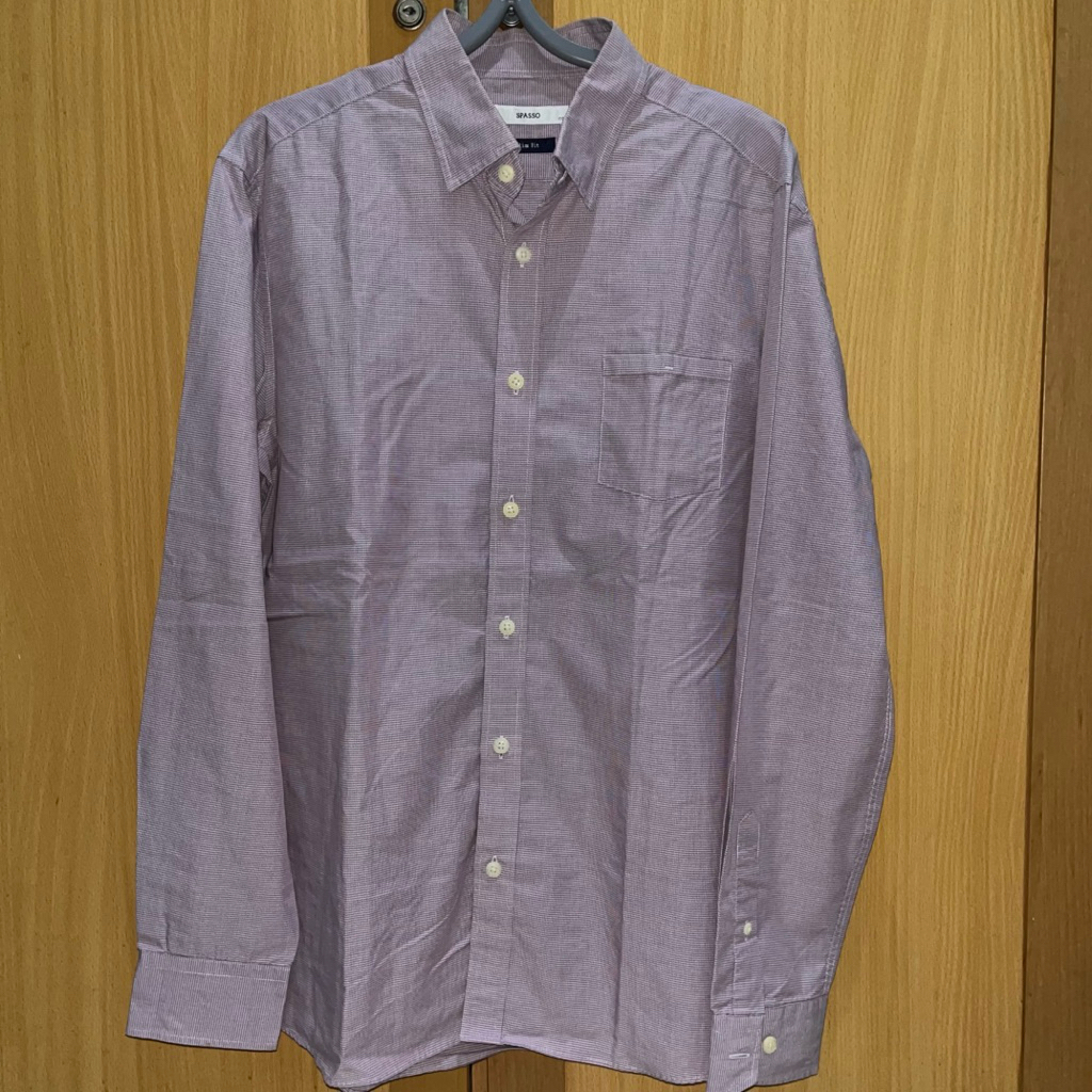 Atasan Kemeja Salur Spasso Preloved