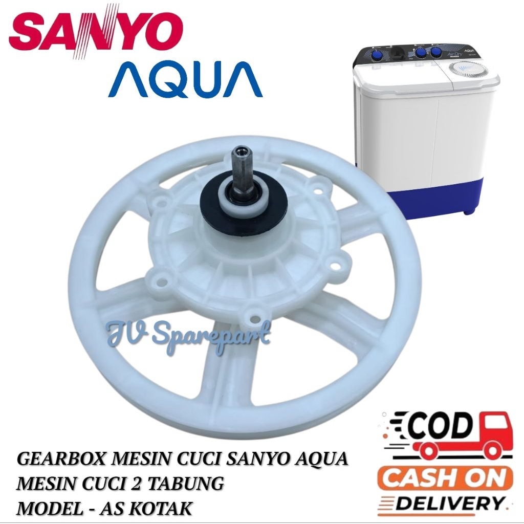 GEARBOX MESIN CUCI SANYO AS KOTAK / GEARBOX MESIN CUCI SANYO AQUA 2 TABUNG
