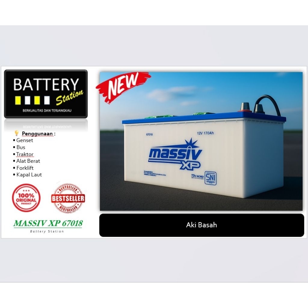 Aki Massiv Xp 67018 12volt 170ampere