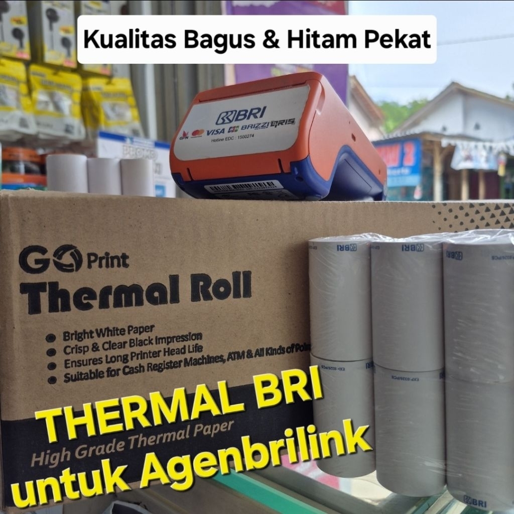 Kertas Thermal BRI untuk EDC Brilink...