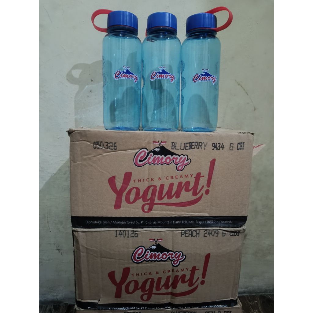 cimory yogurt stick 40gr 1karton isi 4box 100pcs bonus thumbler cimory