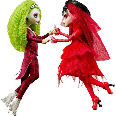 Monster High Skullector Beetlejuice Beetlejuice Doll 2-Pack BERGARANSI